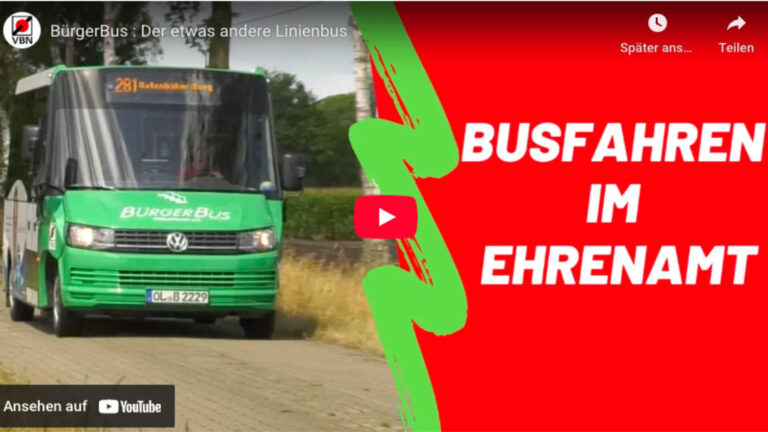 Busfahren im Ehrenamt