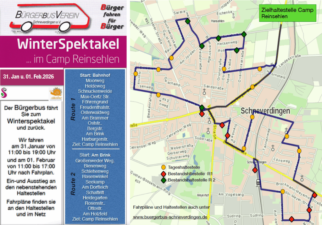 WinterSpektakel Fahrplan 2026